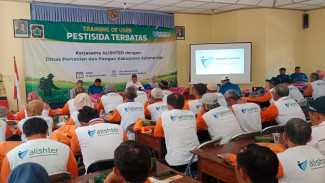 Seratus Petani Kulonprogo Ikuti Pelatihan Pencampuran Pestisida Aman