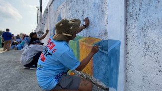 Gotong Royong Bersih Sungai dan Lomba Mural Warnai Semangat Kemerdekaan di Yogyakarta
