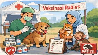Yogyakarta Perkuat Status Bebas Rabies Lewat Vaksinasi Massal 2.800 Hewan