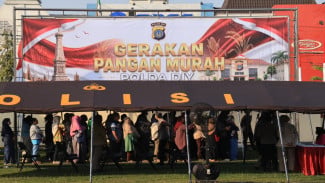 Polda DIY Hadirkan Pasar Pangan Murah, Wujud Kepedulian di Hari Kemerdekaan