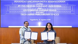 TVS Motor Company Gandeng UGM, Buka Peluang Magang Strategis bagi Mahasiswa