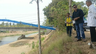 Komisi C DPRD DIY Tinjau Normalisasi DAS Serang di Giripeni, Kulonprogo