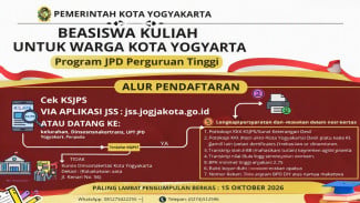 Pemkot Yogyakarta Dorong Warga Ajukan Beasiswa JPD PT, Kuota Masih Tersedia