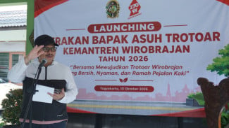 Gerakan Bapak Asuh Trotoar di Wirobrajan, Warga Bersatu Rawat Ruang Publik
