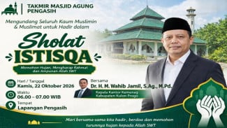 Masjid Agung Pengasih Gelar Salat Istisqa, Doa Bersama Hadapi Kemarau Panjang di Kulonprogo