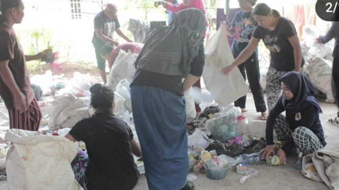 Warga Dusun Kemuning Gunungkidul Olah Sampah