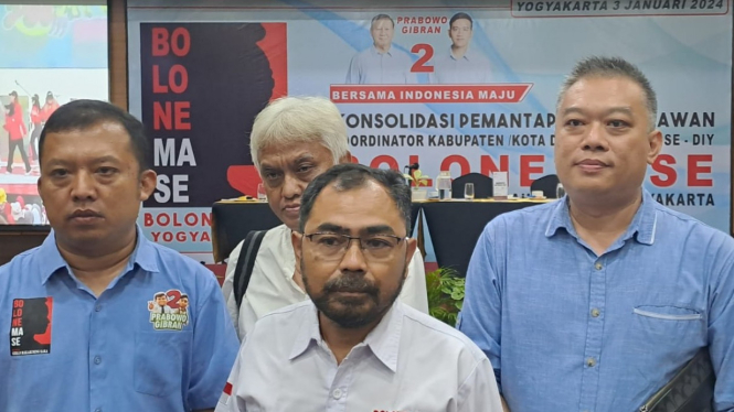 Relawan Pendukung Prabowo-Gibran Bolone Mase