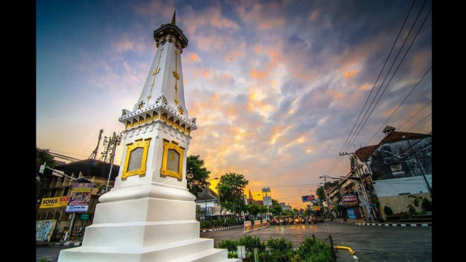 Tugu Jogja yang jadi monumen ikonik Kota Jogjakarta