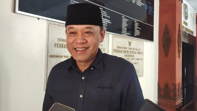 Pimpinan sementara DPRD Karanganyar, Bagus Selo