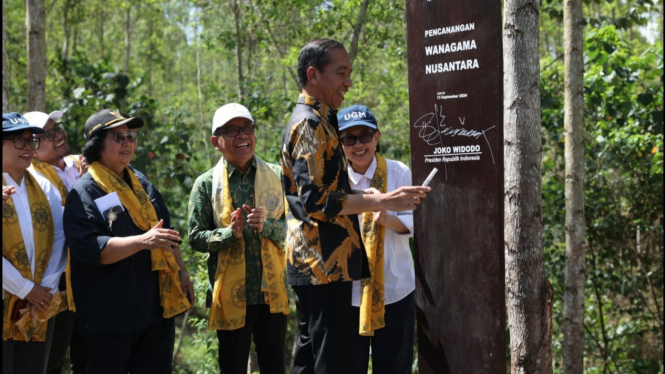 Presiden RI canangkan Hutan Wanagama Nusantara