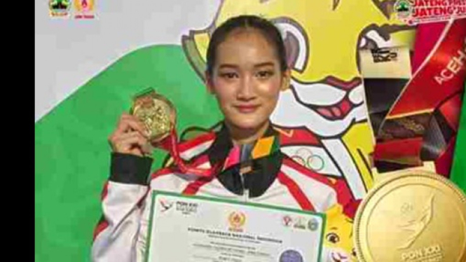 Atlet Wushu Jateng Raih Emas di Nomor Taulo