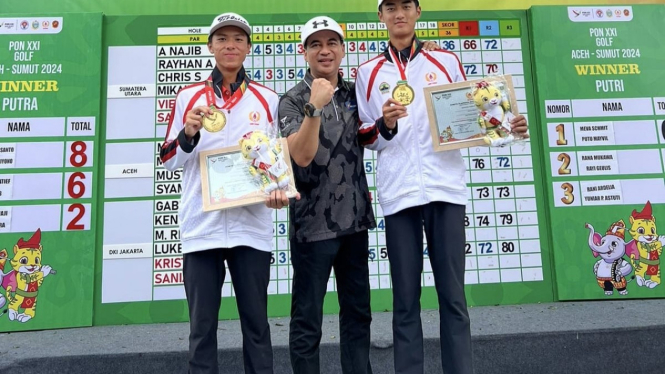 Atlet Golf Jateng Raih Emas Di Nomor Divisi Foursome