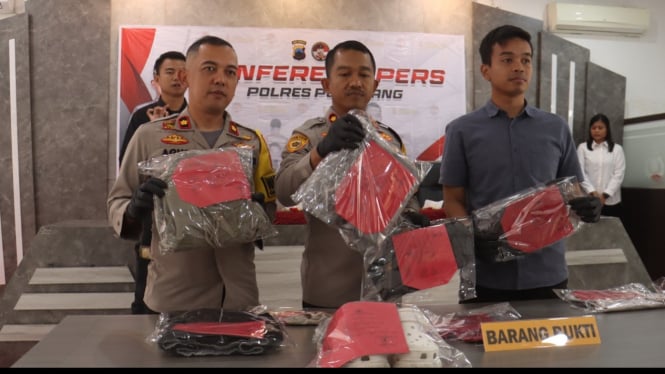 Polres Pemalang tunjukkan barang bukti