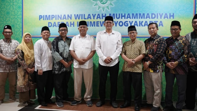 Harda-Danang silaturahmi dengan PW Muhammadiyah DIY