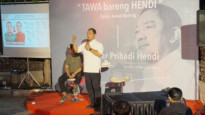 Cawagub Jateng Hendrar Prihadi alias Hendi