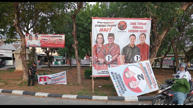 Baliho Yoyok - Joko Dirusak oknum tidak bertanggungjawab