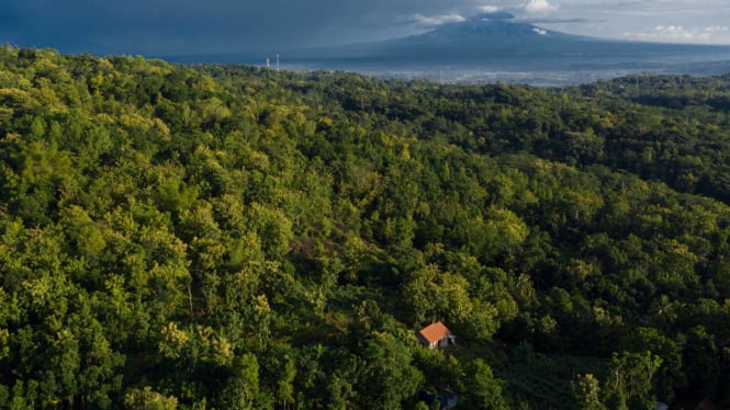 Pemandangan Desa Semoyo, Patuk, Gunungkidul