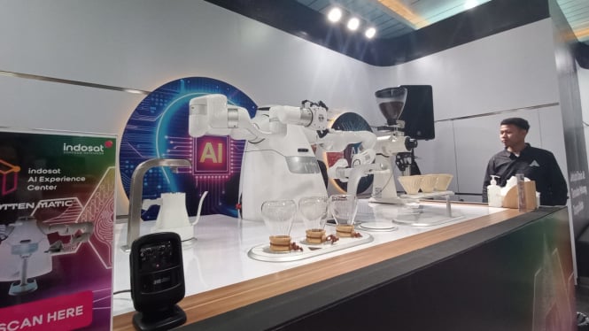 Robot barista di Solo Teknopark