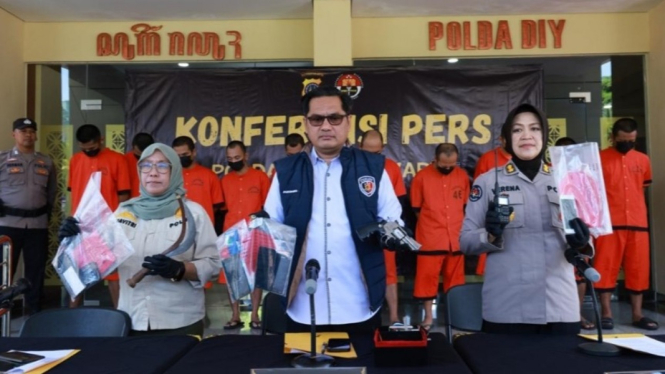 Keterangan pers kasus perampikan Damkar Godean