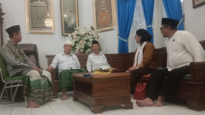 Agustin-Iswar sowan ke pengurus MUI Jateng