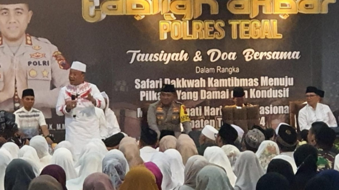 Ustad Das ad Latif di Polres Tegal