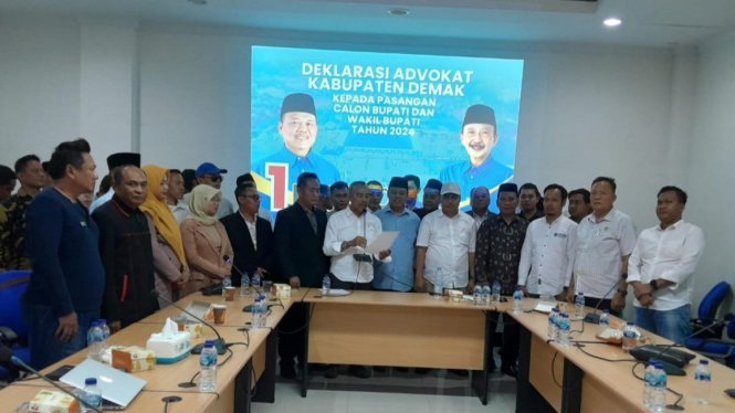 Deklarasi Advokat Demak dukung paslon Pilkada