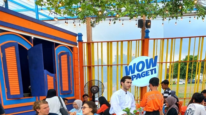 Wow Spageti Pop Up Resto digelar di Alun-alun Kidul Kota Jogja