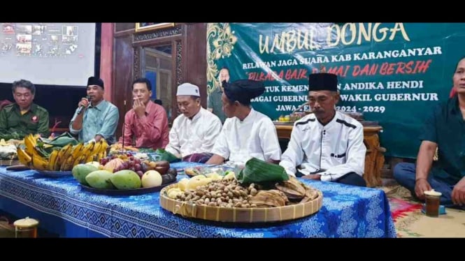 Umbul doa Kemenangan Andika Hendi