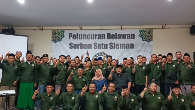 Warga NU bentuk Relawan Sorban Satu Sleman untuk Kustini-Sukamto