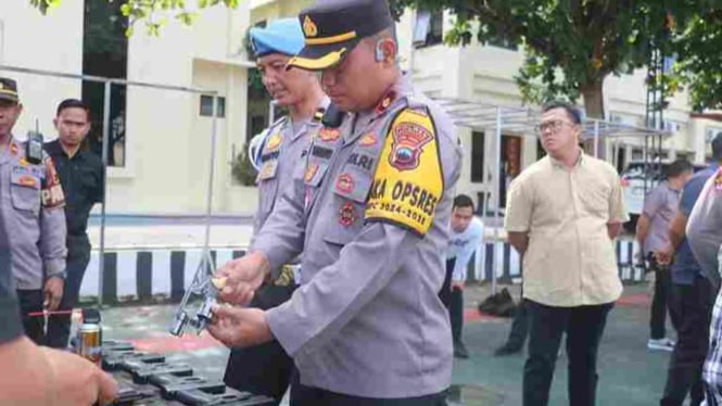 Wakapolres Karanganyar Pimpin Cek Senpi