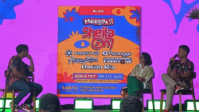 Keterangan pers MeronaFest 2025 sajikan musisi everlasting.