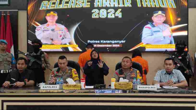 Release Akhir Tahun Polres Karanganyar