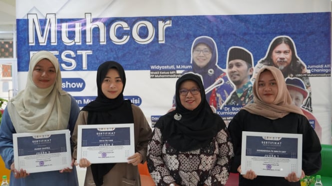 Penerima sertifikat Muhcor Fest 2024