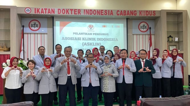 Pelantikan pengurus Asosiasi Klinik Indonesia Kudus 2024-2029