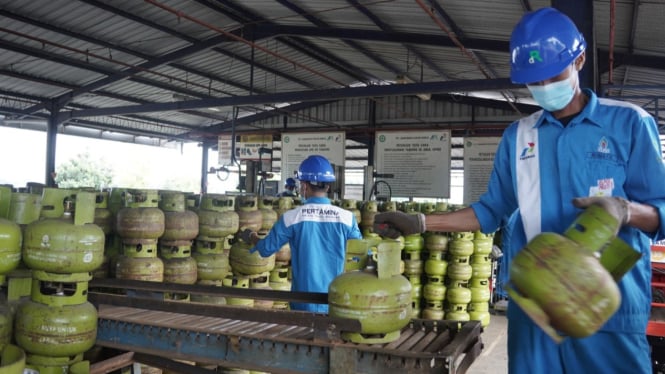 Pertamina Jamin stok LPG 3 Kg selama libur panjang