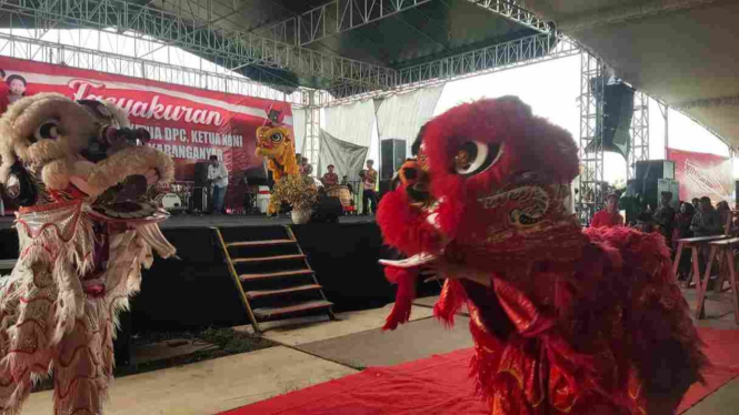 Barongsai warnai tasyakuran Ketua DPRD Karanganyar