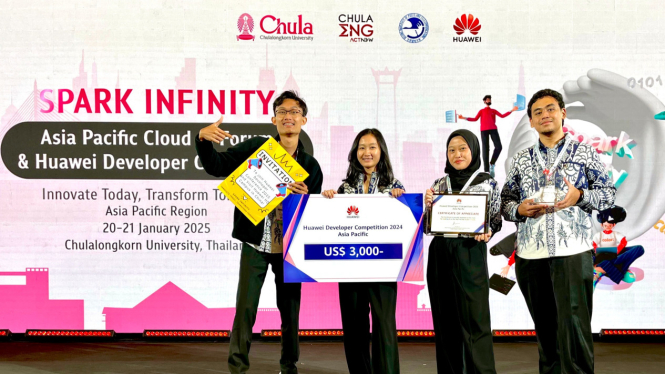 Tim UGM Juara Huawei Developer Competition Asia Pacific