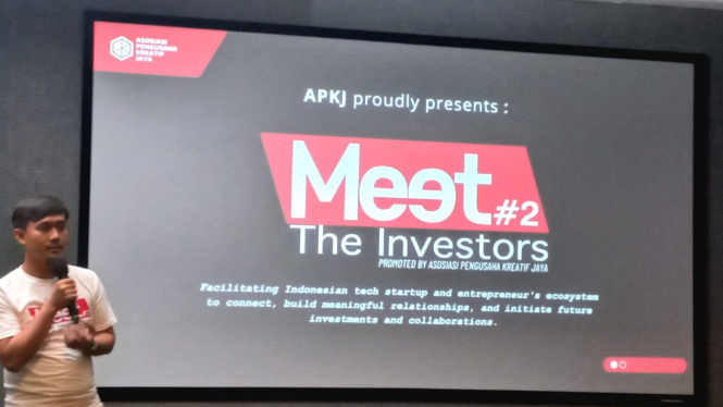 Ketua Panitia Meet The Investor #2 Muhammad Rizky Pratama