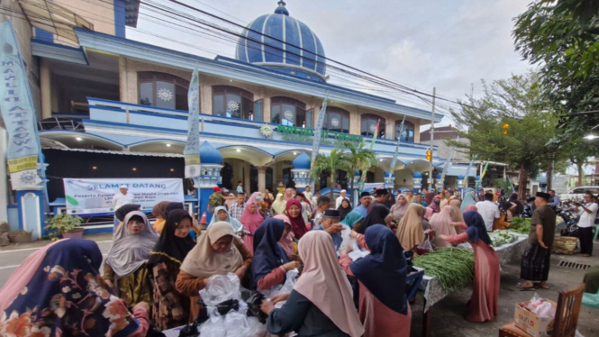 Suasana Subuh Ceria di Masjid Muhammadiyah At Taqwa Kudus