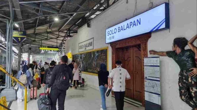 Suasana Stasiun Balapan Solo