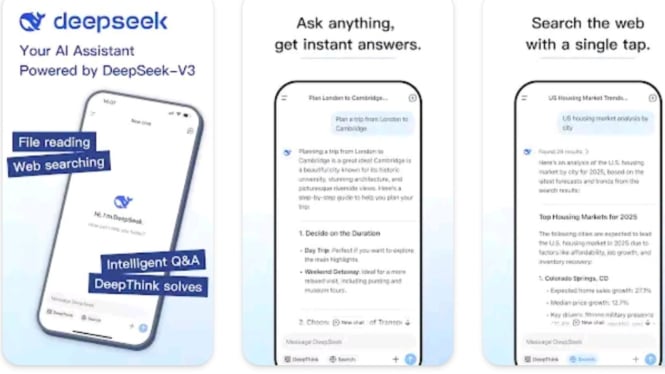 DeepSeek aplikasi asal China
