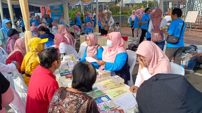 Layanan kesehatan menyasar masyarakat saat CFD di Alun-alun Pati