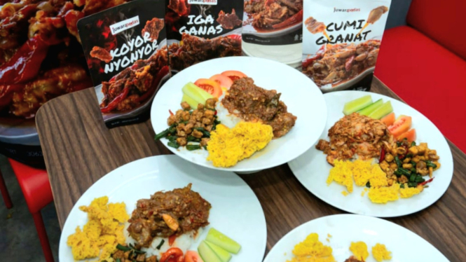 Menu serba pedas di Juwara Pedas