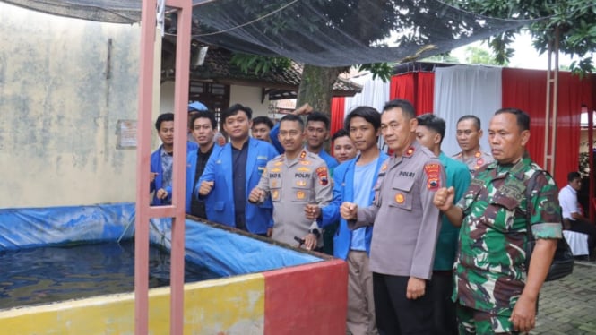 Pekarangan Pangan Lestari  Polres Pemalang dan PMII