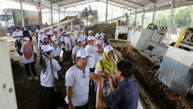 Ratusan Mitra BLDF kunjungi Pusat Pengolahan Organik