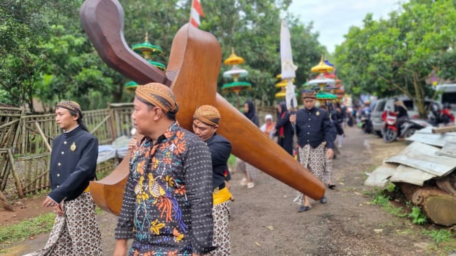 Keris Raksasa salah satu warisan budaya Keraton Surakarta