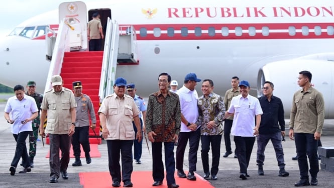 Gubernur DIY menjemput Presiden Prabowo Subianto