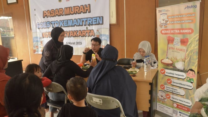 Pasar Murah upaya tekan harga yang dilakukan Pemkot Yogyakarta