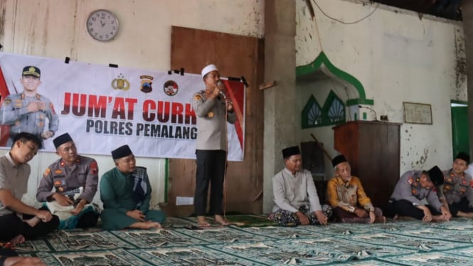 Program Jumat Curhat bersama Kapolres Pemalang