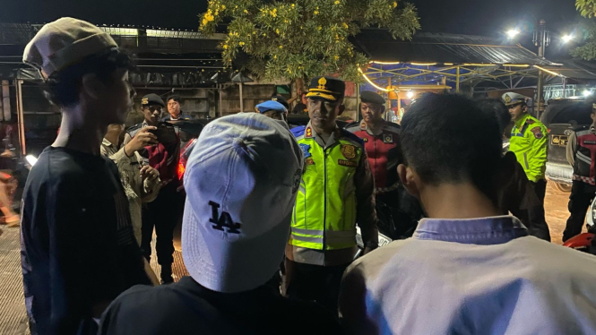 Patroli malam ramadan 2025 Polres Pemalang